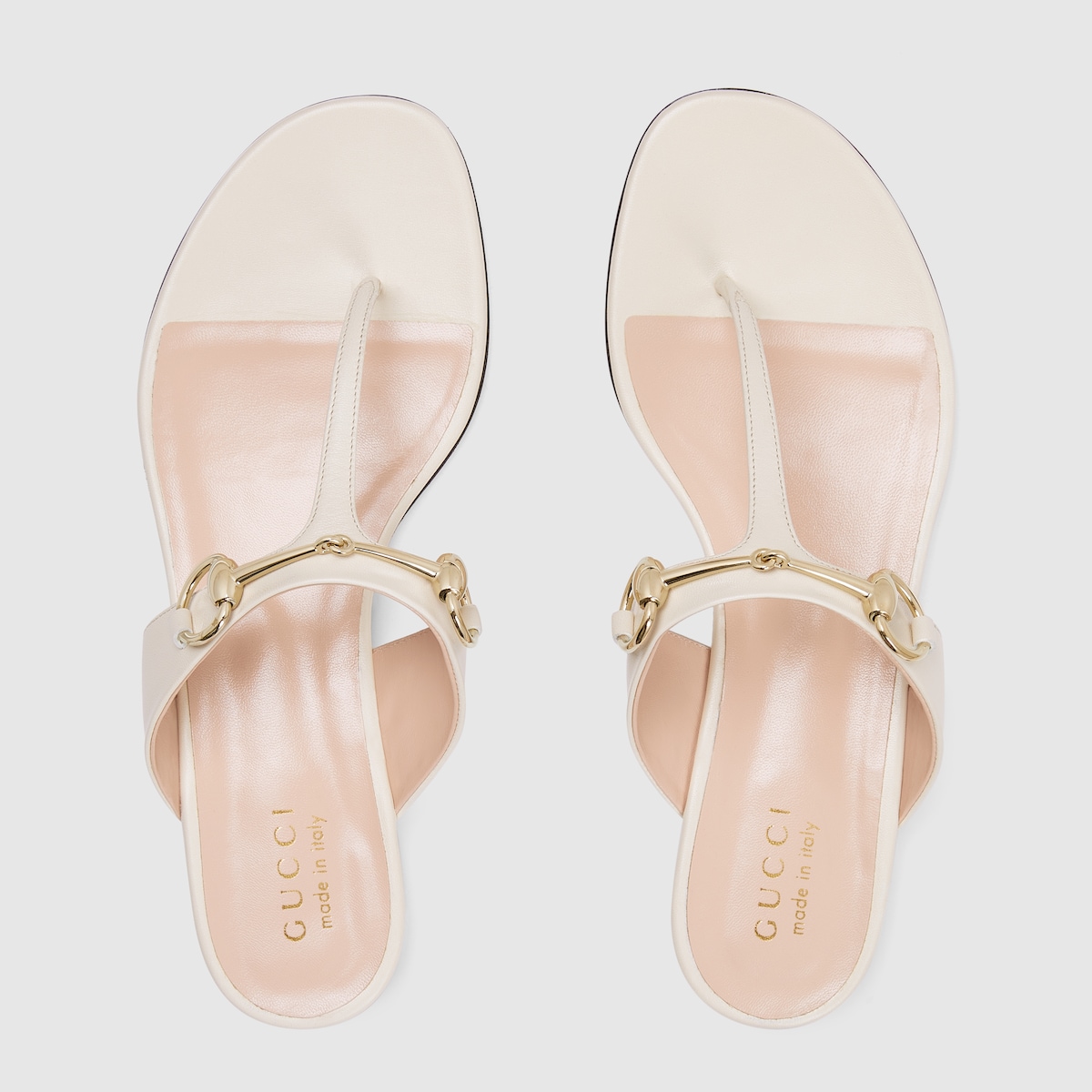 Gucci Women’s thong sandal with Horsebit - Image 3
